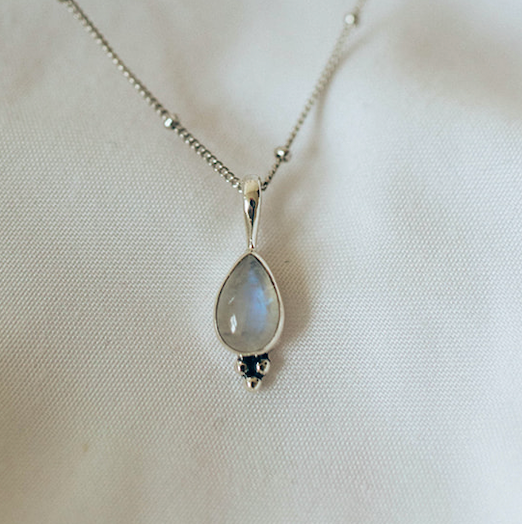 Moonstone Necklace (Handmade)