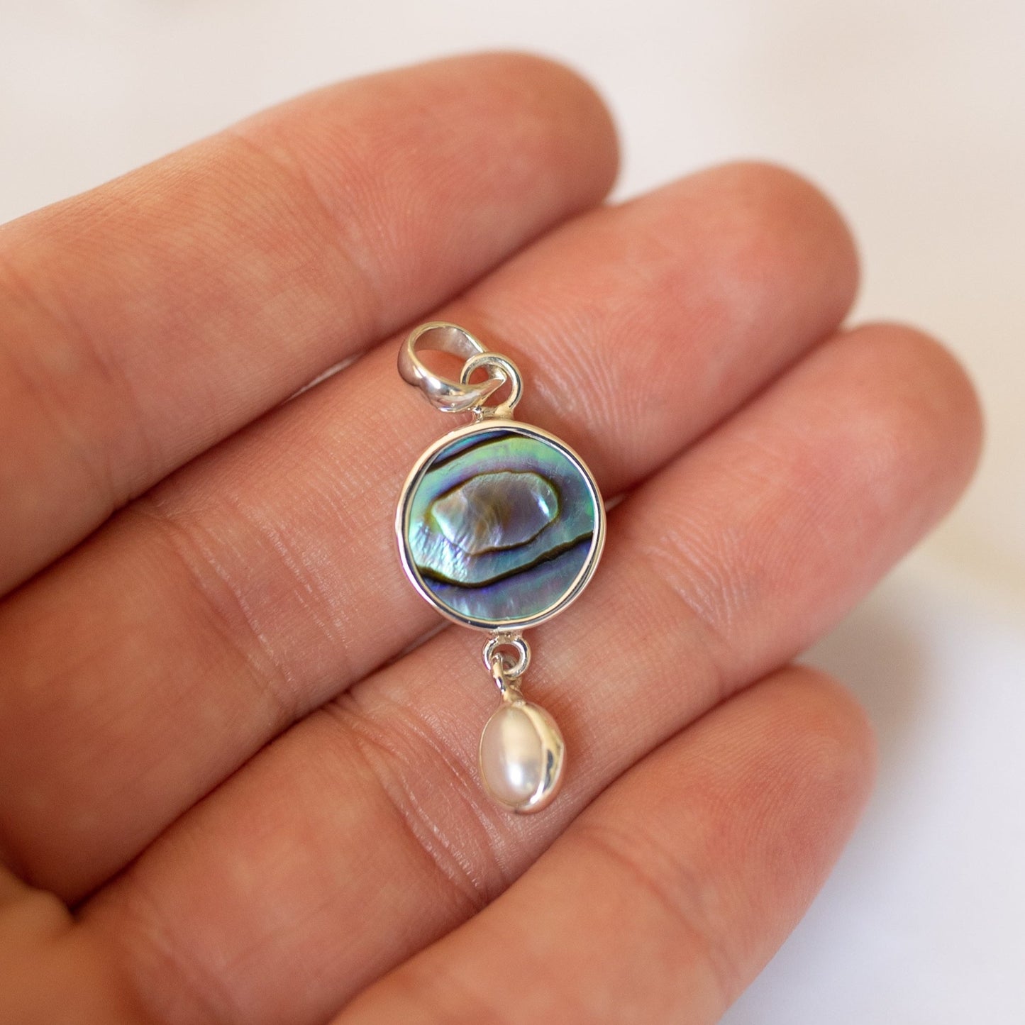 abalone shell necklace