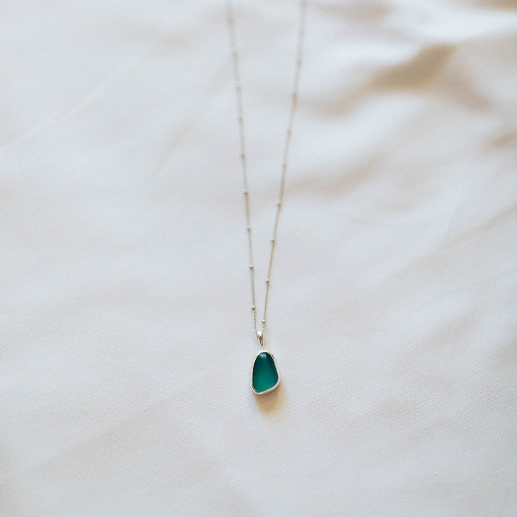 Sea Glass Necklace (Handmade) – The Salty Gem
