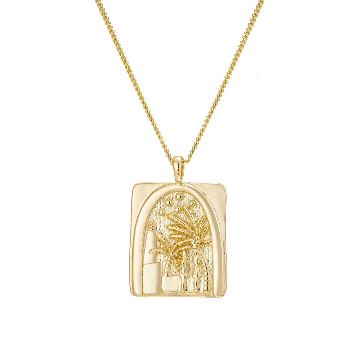 palm tree necklace