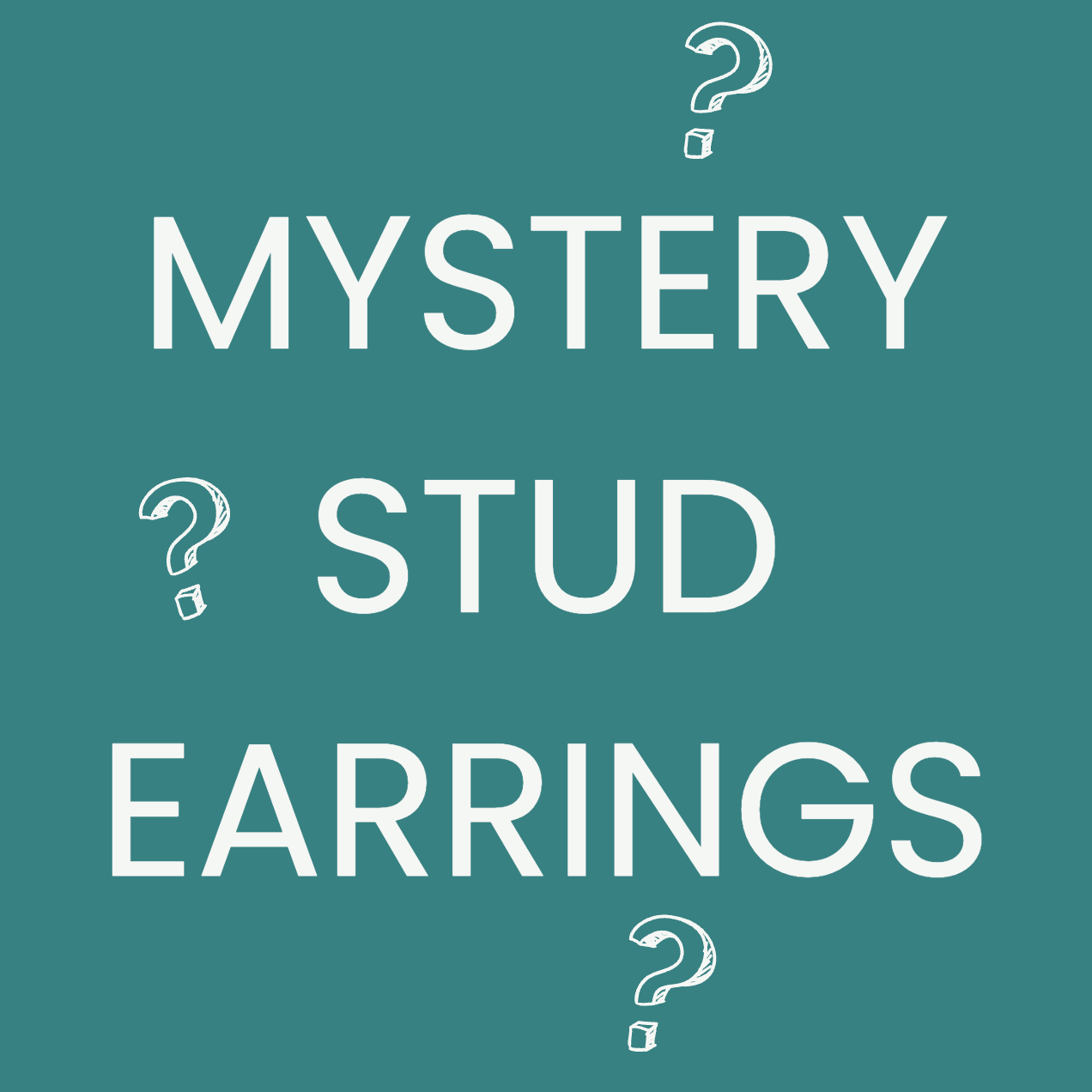 Mystery Stud Earrings