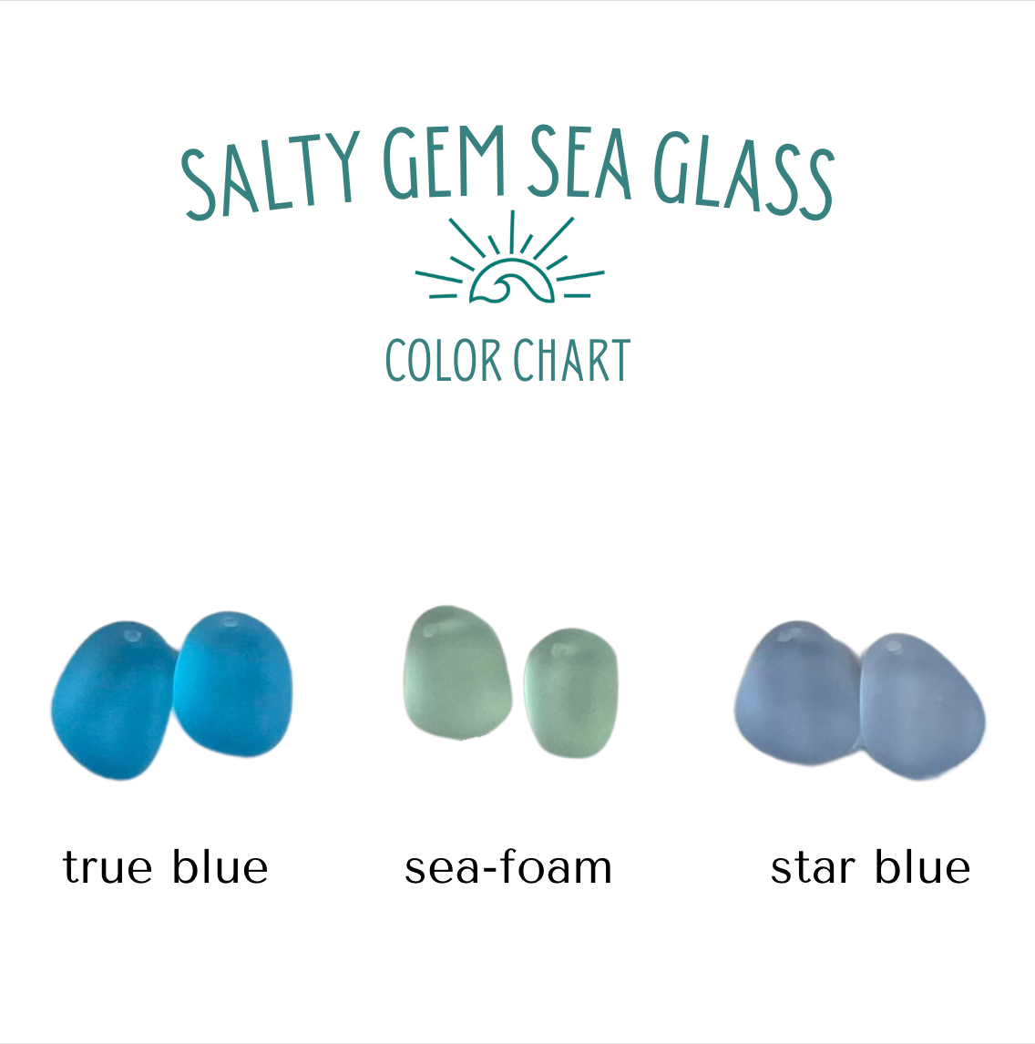 sea glass color chart