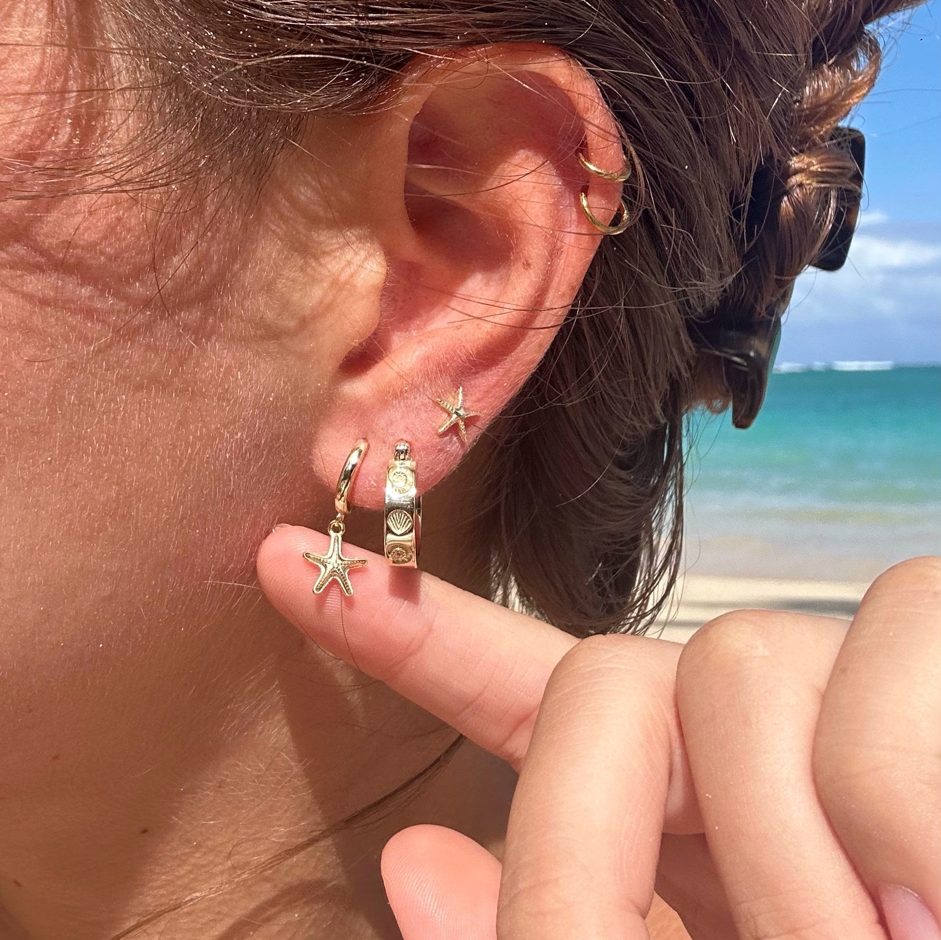 star fish earrings